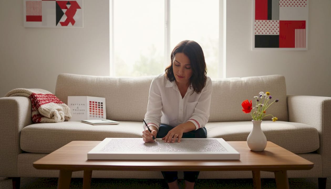 How to create artful interiors with diamond painting